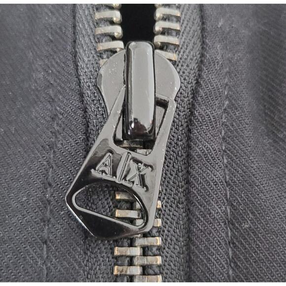 Armani Exchange Form Fitting Black Denim Like Dress in Size 2 - Picture 9 of 9